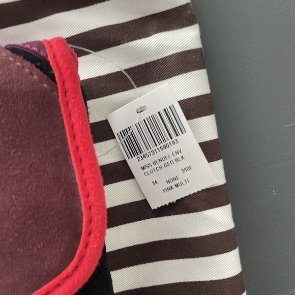 Henri Bendel - suede shoulder bag with gold chain - Picture 9 of 9